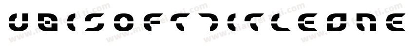 UbisoftTitleOne Bold字体转换